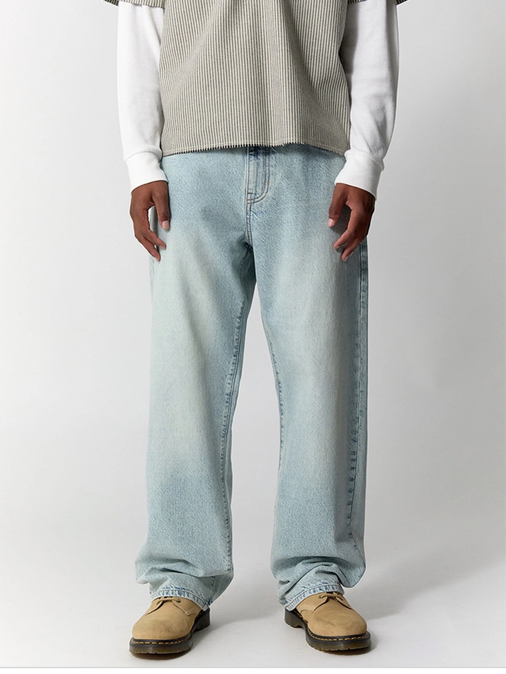 Pacsun Dylan Baggy Light Wash Jeans
